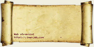 Emilija Miljanić vizit kartica